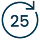 25 minutes icon