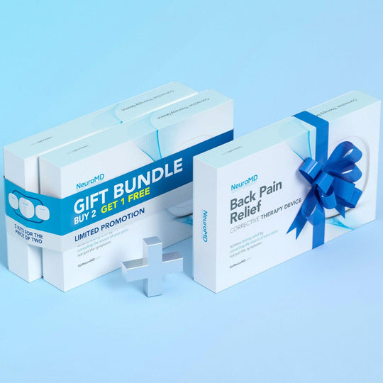 Gift Bundle BUY 2 GET 1 FREE - NeuroMD Corrective Therapy Device® for Back Pain - NeuroMD