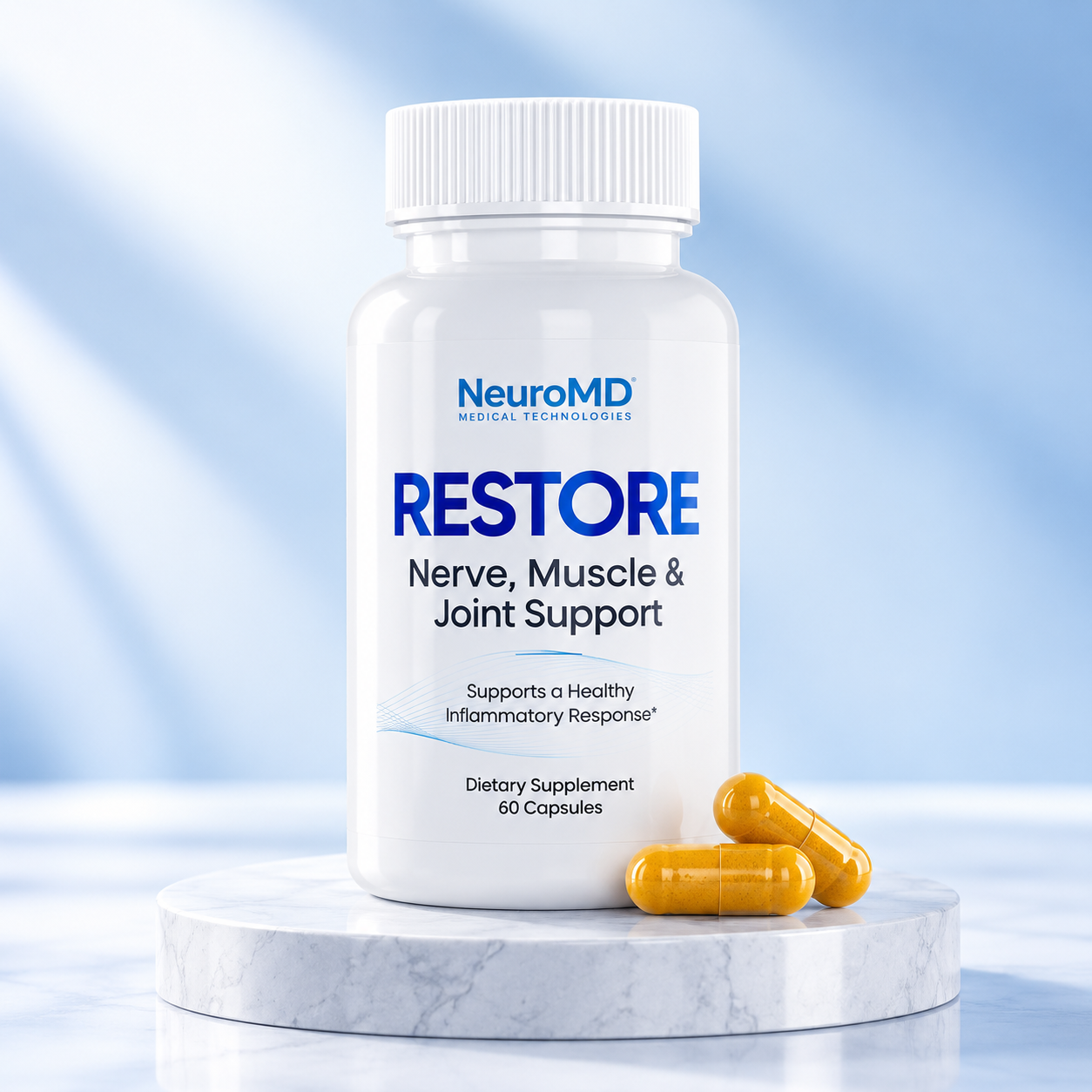 NeuroMD Restore bottle with capsules